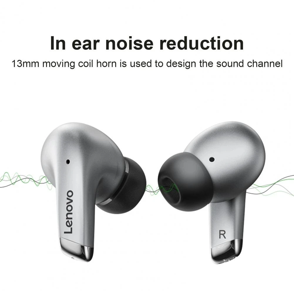 Lenovo LP5 Wireless Waterproof Headset Sports Headphone StereoTWS Earbuds Low Latency Gaming Earphones LP5