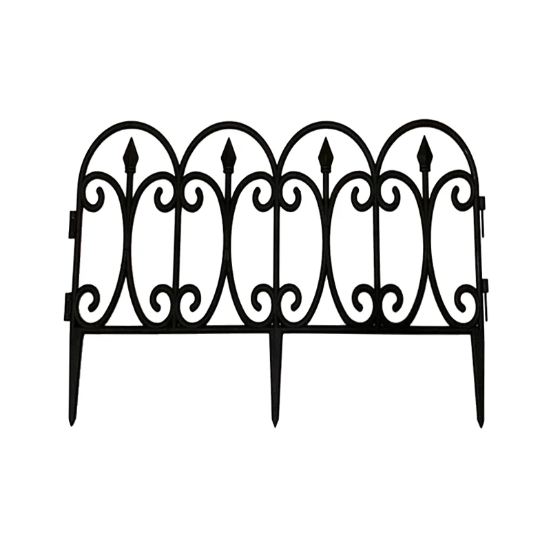 Grass Lawn Flowerbeds Picket Edgings Mini Decorative Garden Fence White Plant Border Plastic Garden Fence