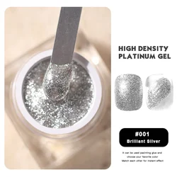 HS Private Label 4 Colors Soak Off UV Gel Shiny High Density Platinum Gel Polish