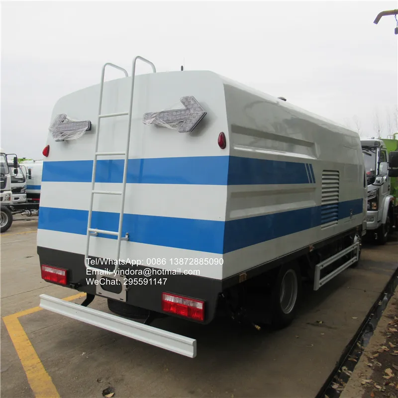 Новая небольшая дорожная мойка dongfeng переносное ограждение очиститель ограждения грузовик