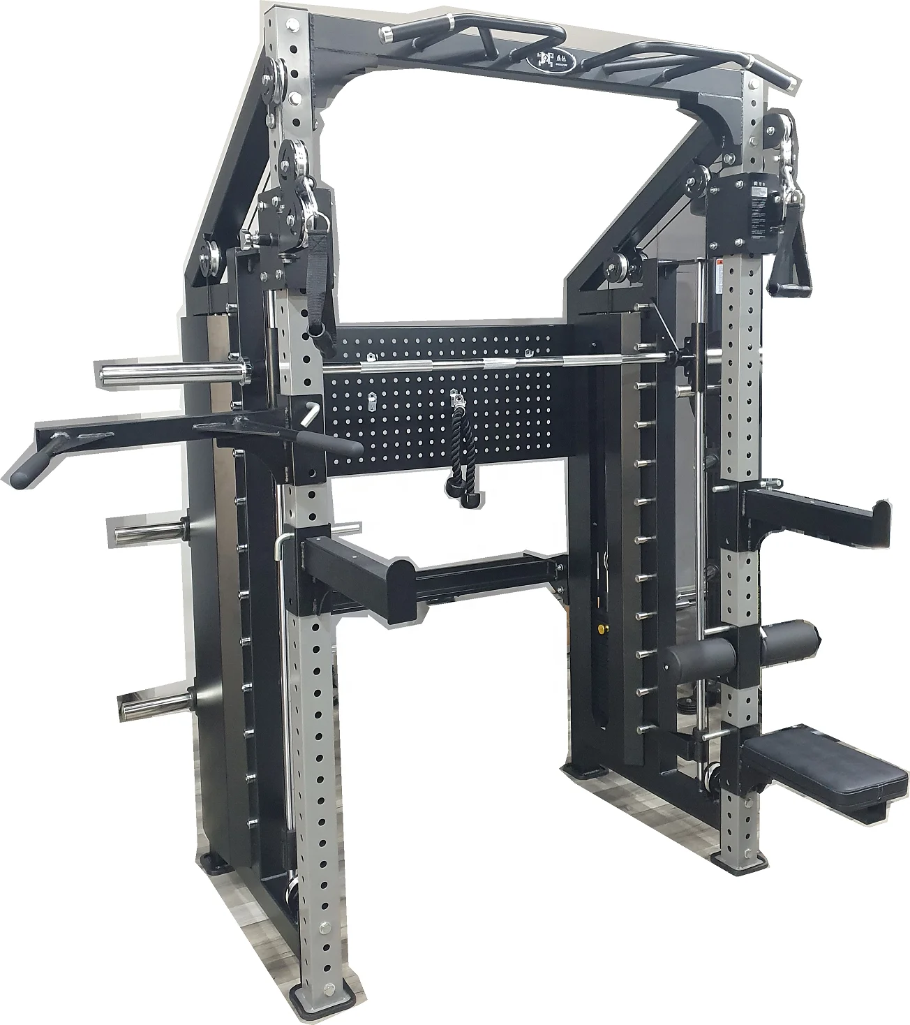 Cable Crossover Fitness machine power squat rack smith machine Multi Function Station for gym DY-6006