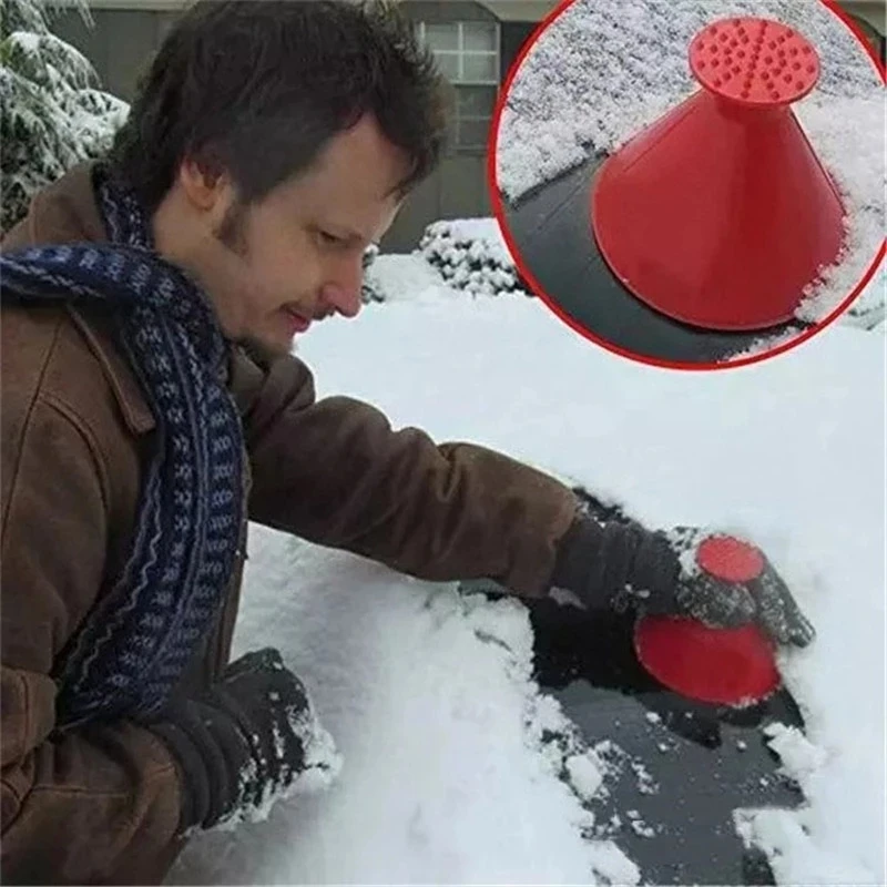 Auto Car Magical Window Windshield Ice Scraper Car Ice Scraper For Frost Snow Slush Scraper Oil Funnel Snow Remover Shovel