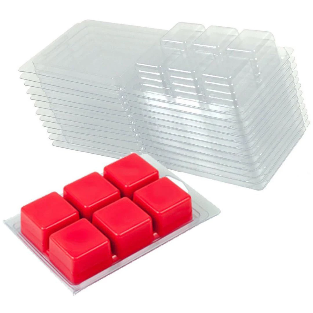 New Design Plastic Blister Frosted Plastic Transparent Wax Melts Candle Clamshell Packaging