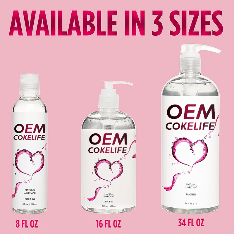 OEM Silicone Lubricant LOW MOQ Water Based Lube Lubrifiant Sexuel Long-Lasting Slippery Gel Lubricant  For Men Women Couples