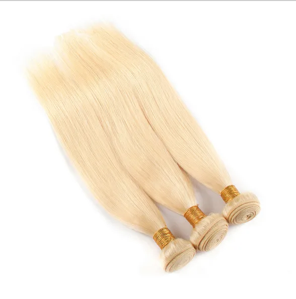 Brazilian wholesale 13a grade blonde 613 virgin weaves extensions human bundles bone straight raw vietnamese hair