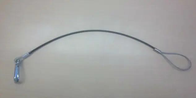 Регулируемый трос из нержавеющей стали под заказ с прессованной петлей для велосипедов и мотоциклов, стальной трос с оцинкованным покрытием