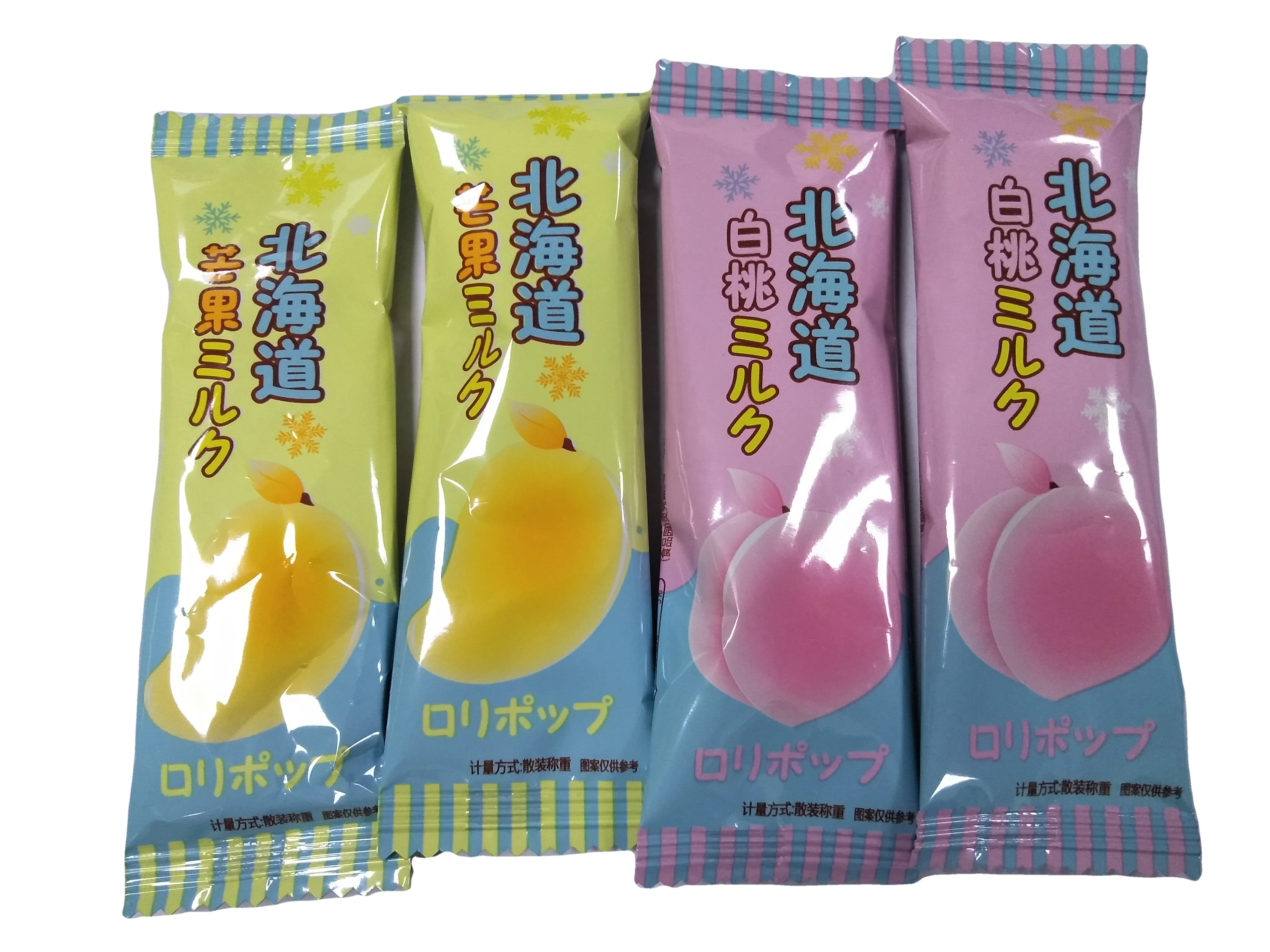 
Manufacturer Wholesale Straight Hair Casual Snack Japanese Fruit Flavour Milk Sticks Lollipop Candy 
