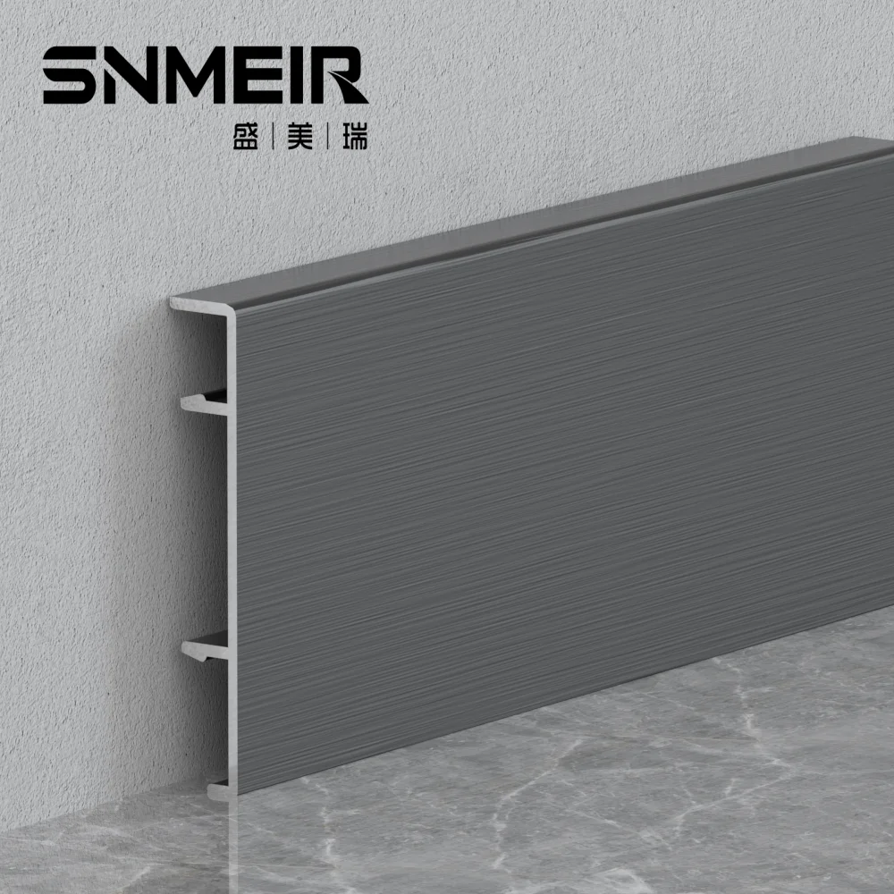 Floor Accessories Premium Quality Low Price Aluminium Profile Skirting Baseboard
