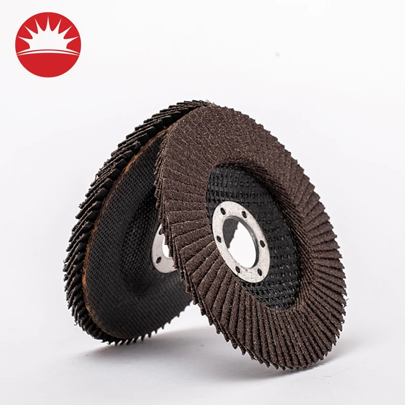 Multifunctional Resin Bonded Fiberglass Backing Welding Surface Treatment Rust Removal Deburring Aluminum Oxide Flap Disc