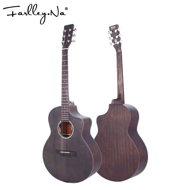 Ready to Ship OEM service  41 Inch Acoustic Guitar Spruce Veneer Professional Acoustic Guitar