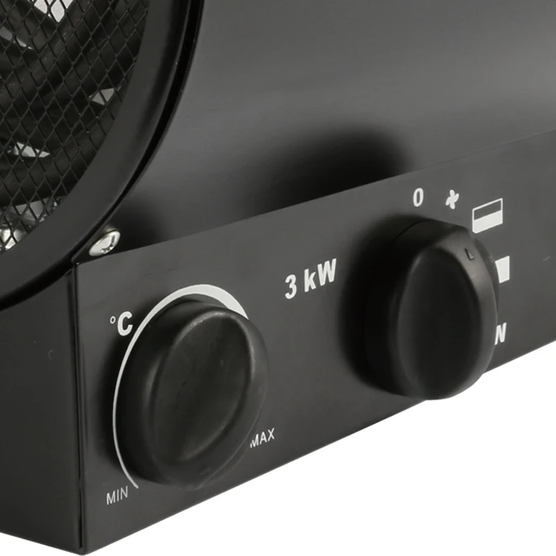 3000W Portable Electric Industrial Fan Heater Electric Room Space Heaters with Thermostat