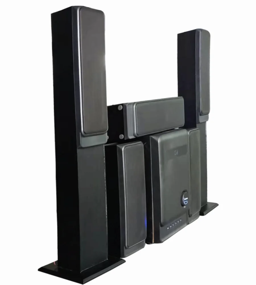 Hot Sell Wireless Home Theater Speaker Surround Sound System BT Usb Aux Fm Radio Subwoofer 5.1 Speaker