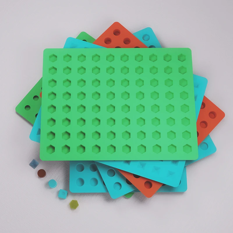 Venta Al Por Mayor Gomitas Multicavidades Caramelo Duro Moldes De Silicona Para Chocolate