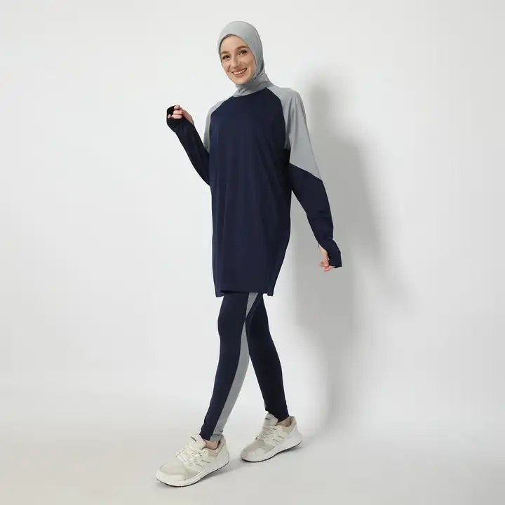 MOTIVE FORCE 2023 New Middle East Arab 3 piece set Muslim Sports Women Casual Hooded Sweater Set Sportswear