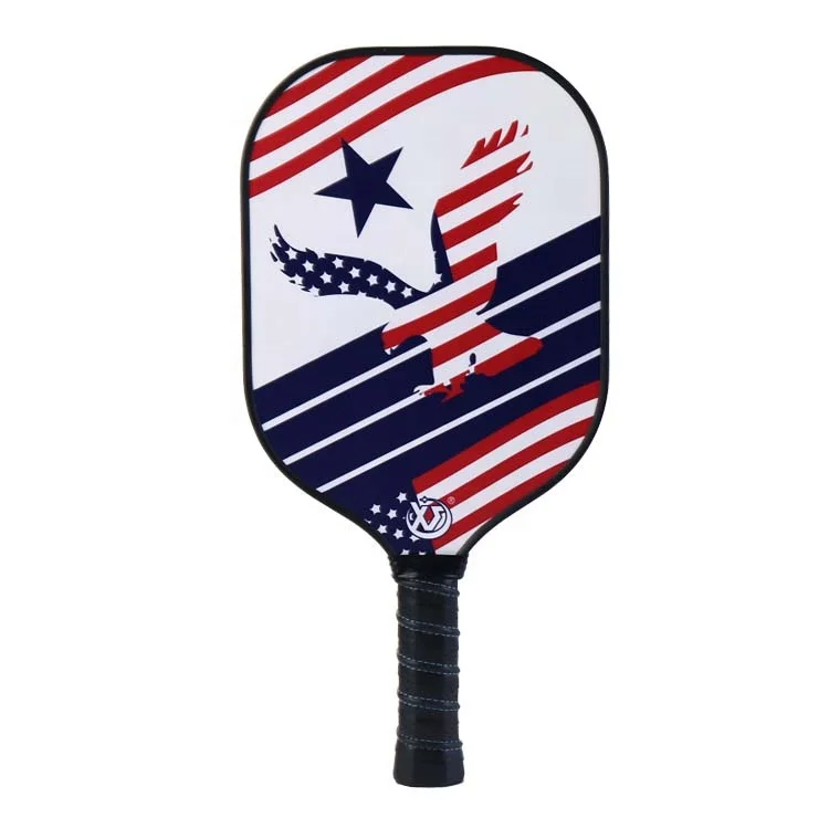 New Design Cheap Outdoor Indoor Sport Pp Pickleball Racket Carbon Fiber Honeycomb Filling Pickleball Paddle