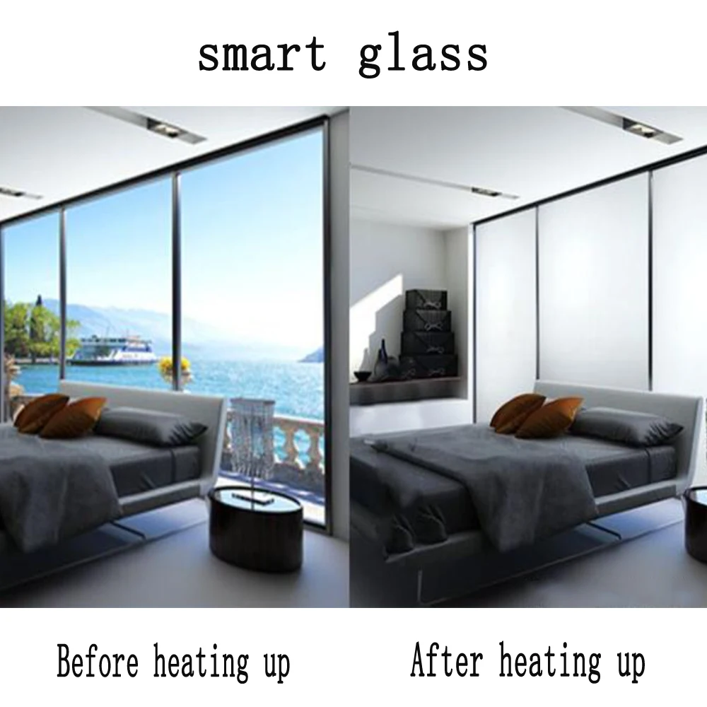 PDLC Smart Glass Offices Building Glass Switchable Privacy Tempered Decorative Dimming Smart Glass Price