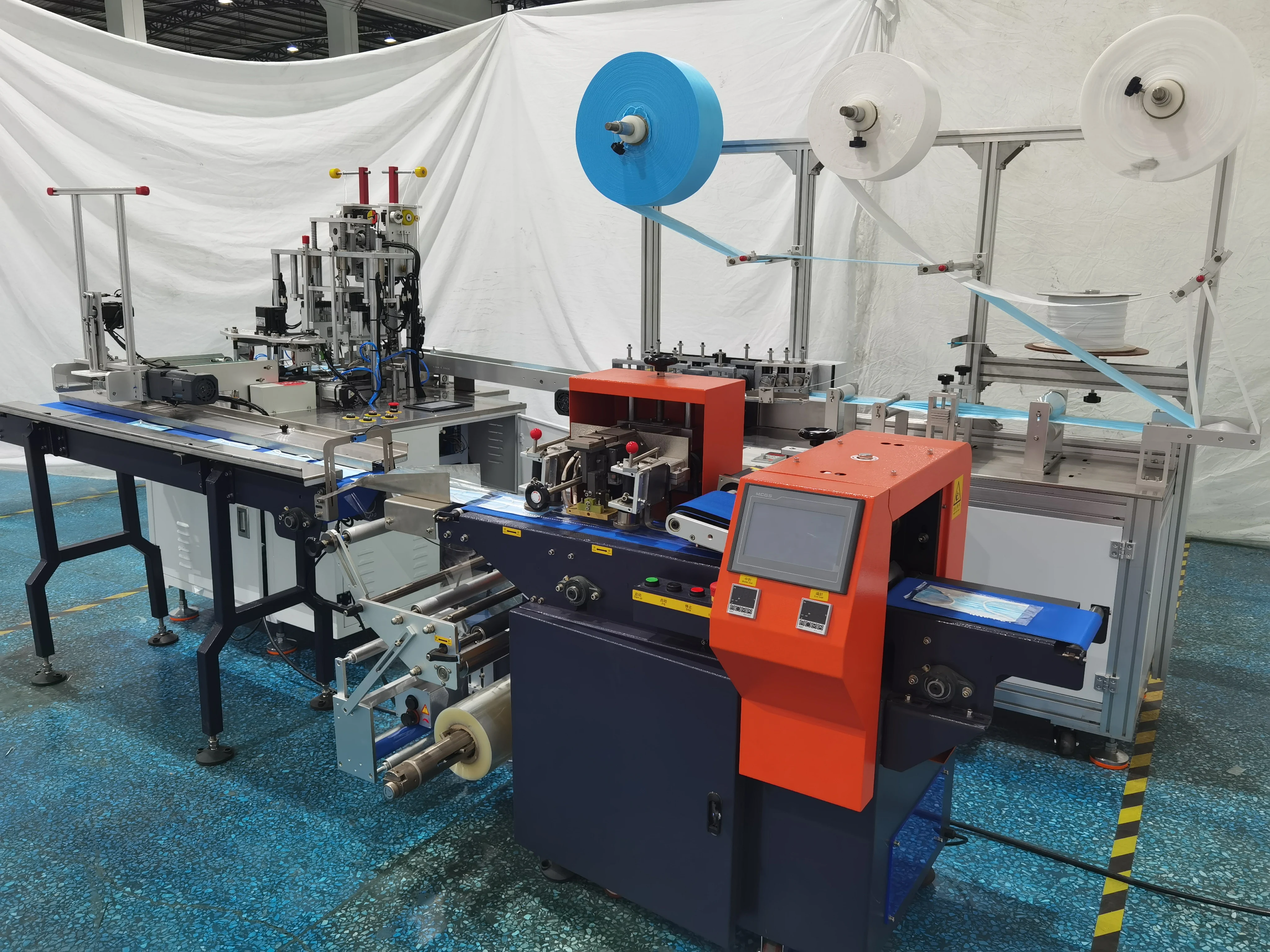 Fully automatic 3D/KN95/KF94/Flat mask packing machine