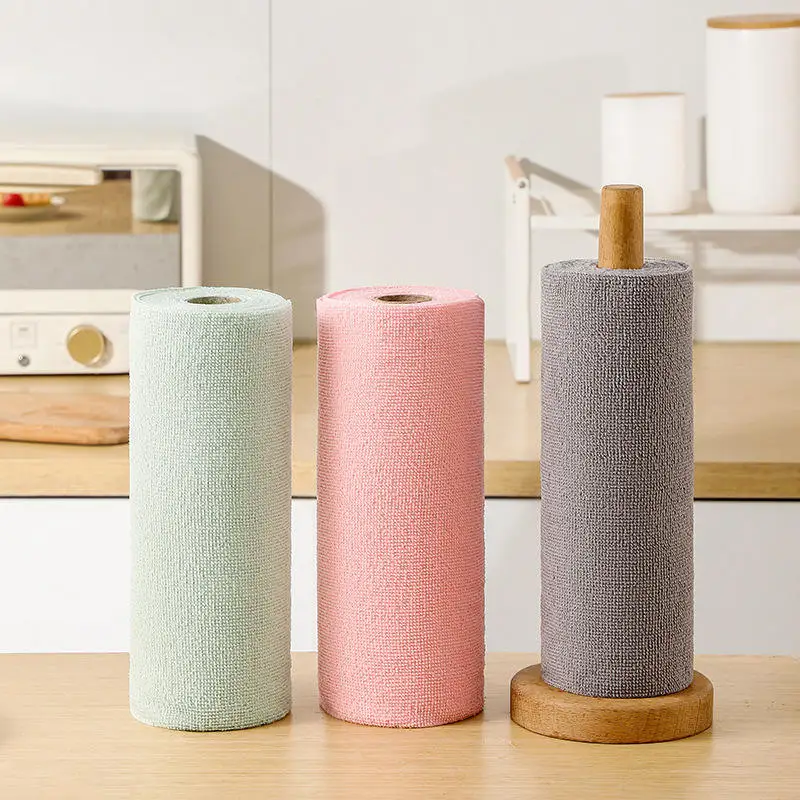 High Quality Nonwoven Plain Pattern Cleaning Dry Wipes Cloth With Logo