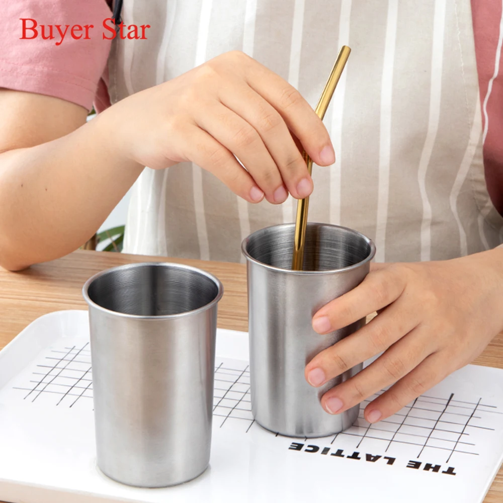 Customize Logo Cheap Metal Stainless Steel Coffee/Beer Drinking Water Tumbler Cup