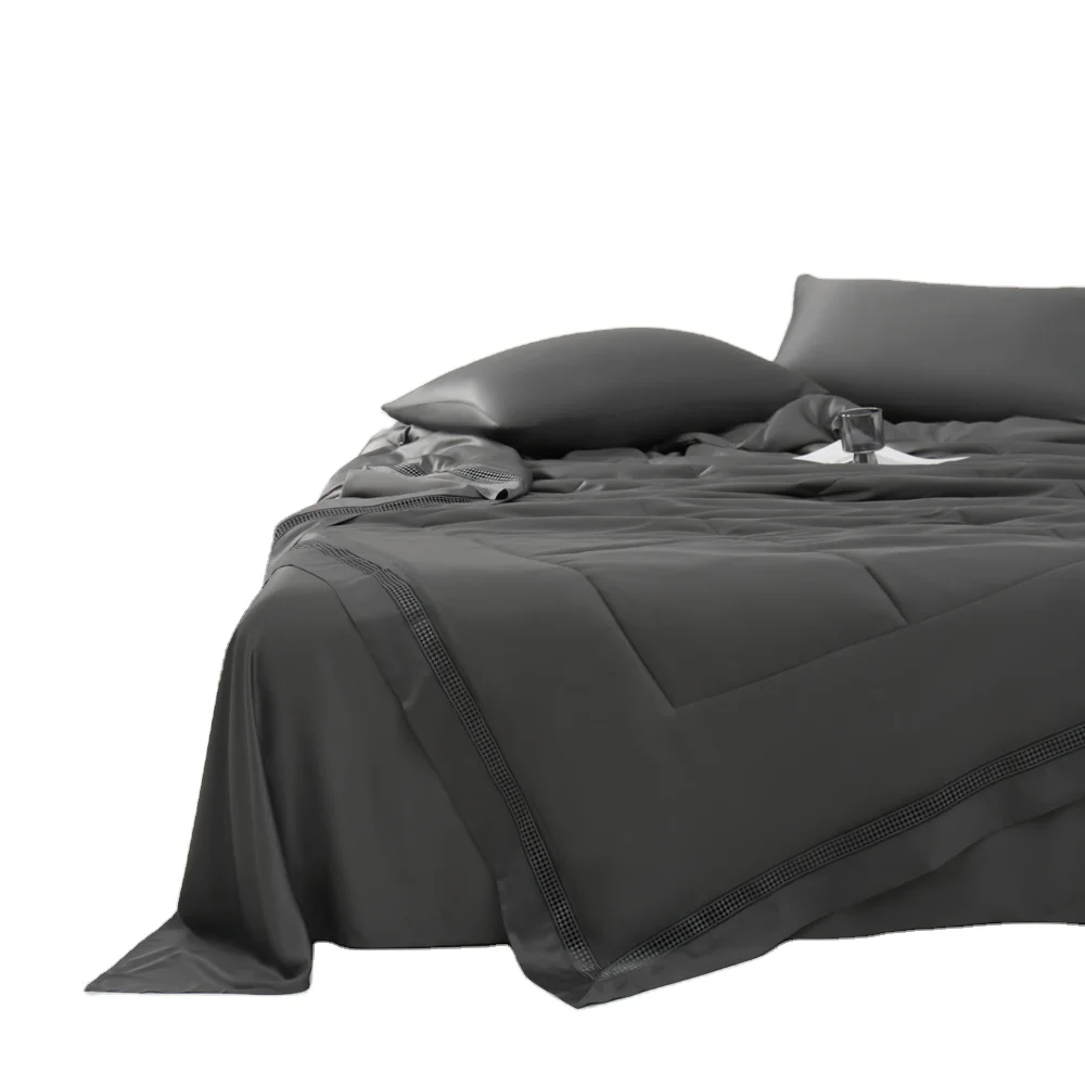 Wholesale 4 Pcs Duvet Cover Sets Manufacturer 300TC Bamboo Fabric for Bedroom