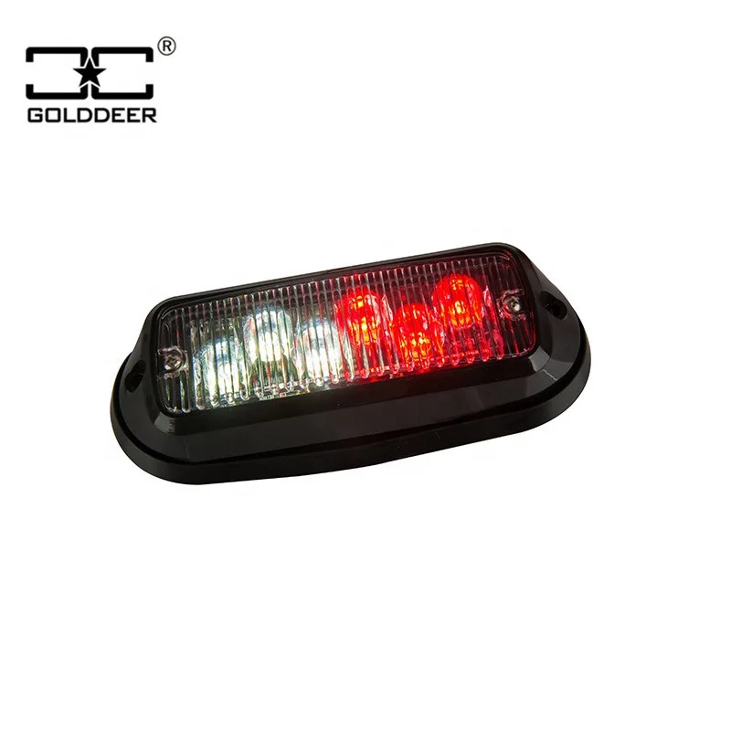 Surface Mounted 6W Flashing Led Warning Lights DC 12V For Rescue Vehicles SL621