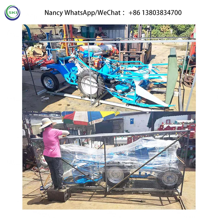 Combine Wheat Cutting Rice Harvester Harvesting Machine Mini Reaper Binder Machine Price Rice Reaper Machine In India