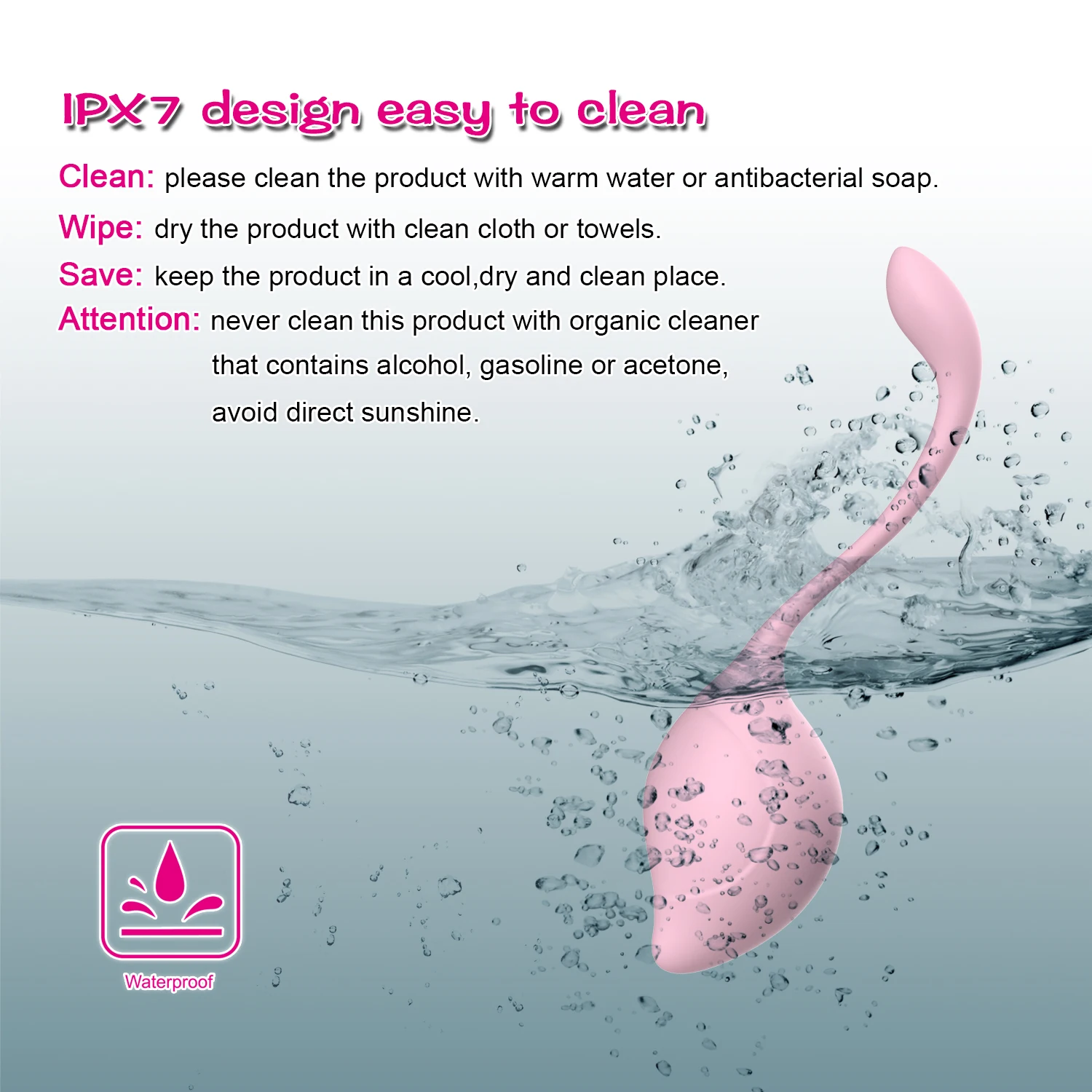 Soft silicone Pelvic floor exerciser kegel balls vaginal tightening silicone kegel balls