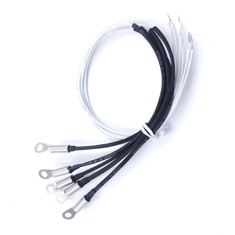 Custom temperature sensor with 10k NTC thermistor for BMS battery pack