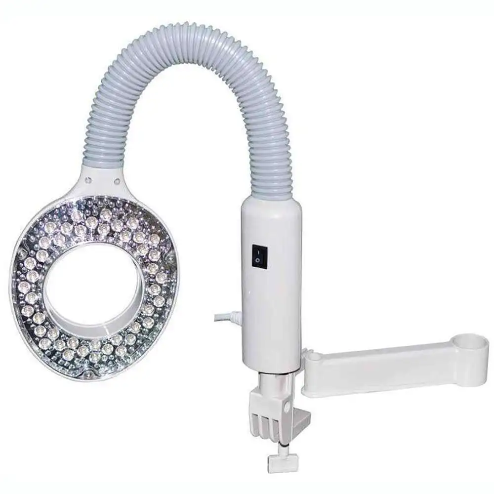 2 in 1 Hot Sales  Hot Spray Face Steamer With 8X Magnifying Lamp Ring Light For Salon Sauna Vapor ozone Vaporizer Facial Steamer