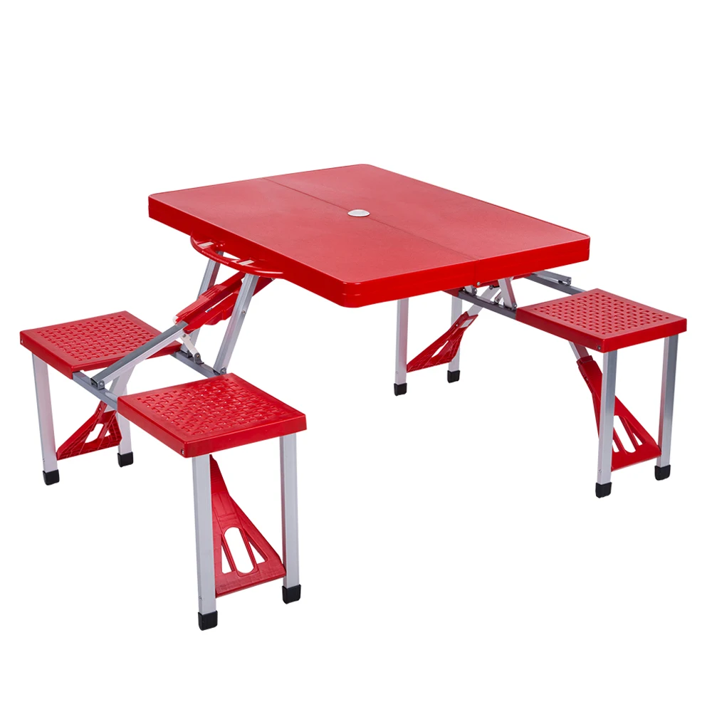 Folding heavy duty garden plastic tables and chairs price 80 x 40