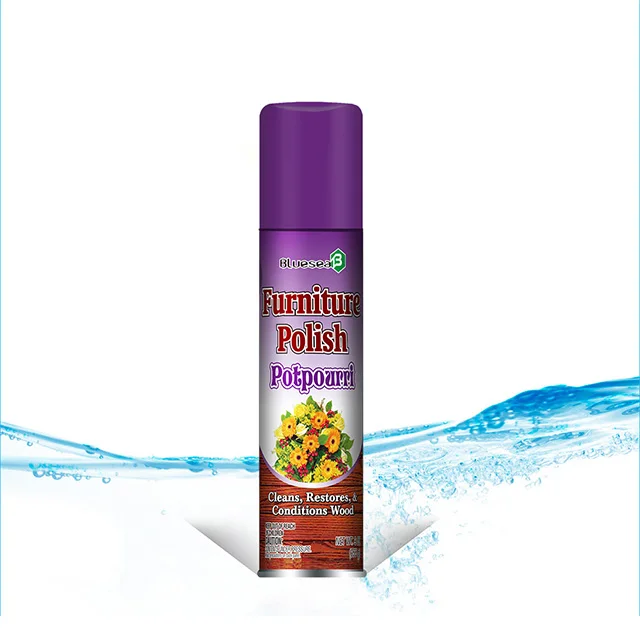 
Natural beeswax furniture polish 10oz oem wood floor home furniture aerosol spray bottle furniture polish 