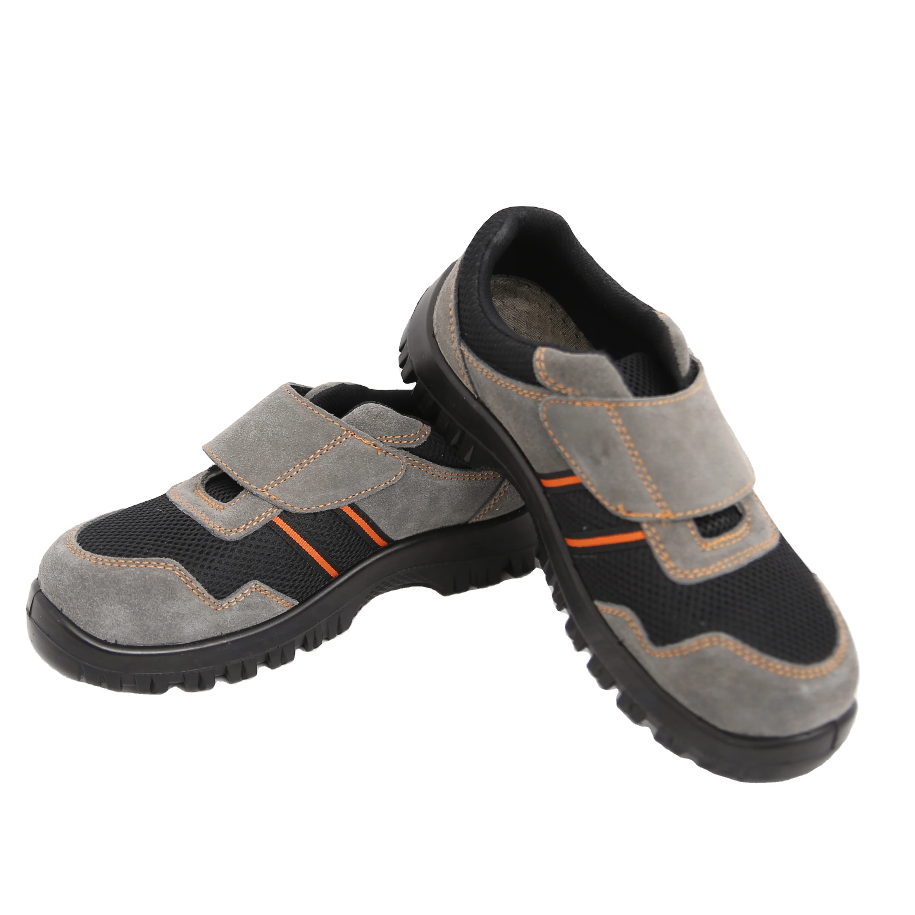 anti-smashing anti-piercing steel head wear-resistant non-slip suede Labour Worker Safety Shoes With Iron Toe And Iron Plate