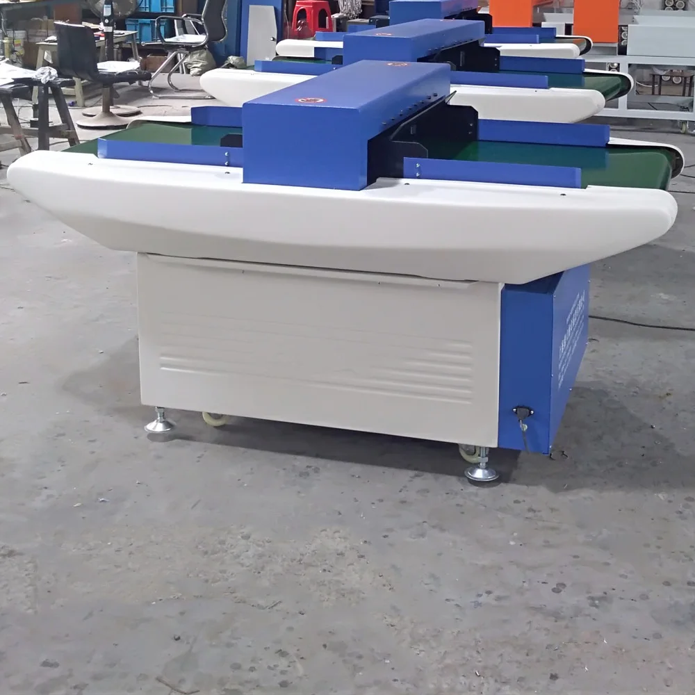 Automatic Conveyor belt broken larger size tunnel needle detector machine