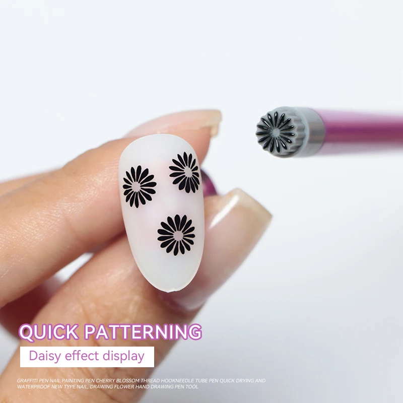Vinimay Brand New Style Handmade Nail flowers Stamps Easy To Elevate Your Nail Art With Nail Tools  Art Stamp Pen Set