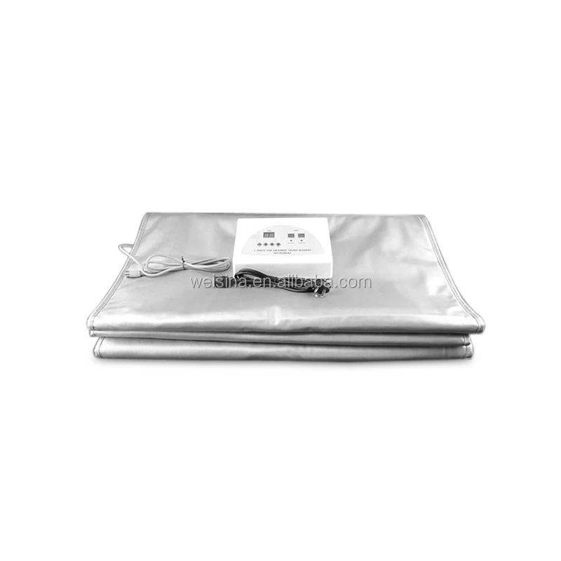 Slimming machine 2 zone body wrap air pressure far infrared sauna blanket for weight loss