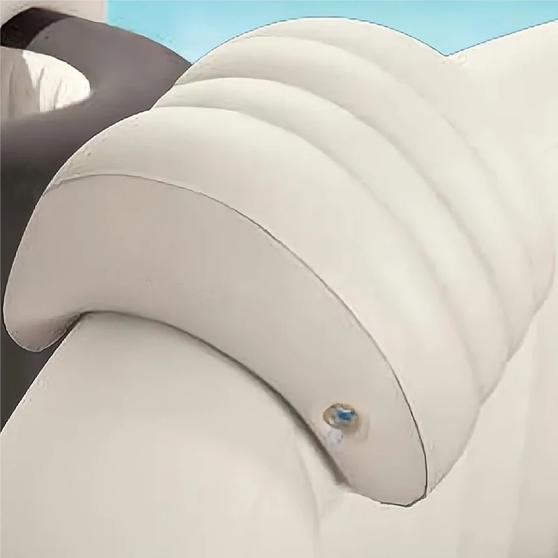 SUREWAL Hot Tub Removable Inflatable Lounge Headrest Bath Pillow Spa Accessory for Backyard Bathing SPA pillow for Head