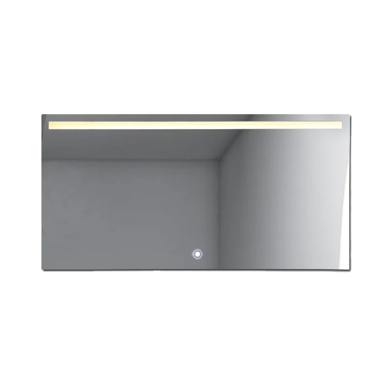E104H6080 High Quality Backlit Illuminated Photo Booth Salon Mirror Station Smart Led Light Wall Bath Mirror Wall Hanging Modern