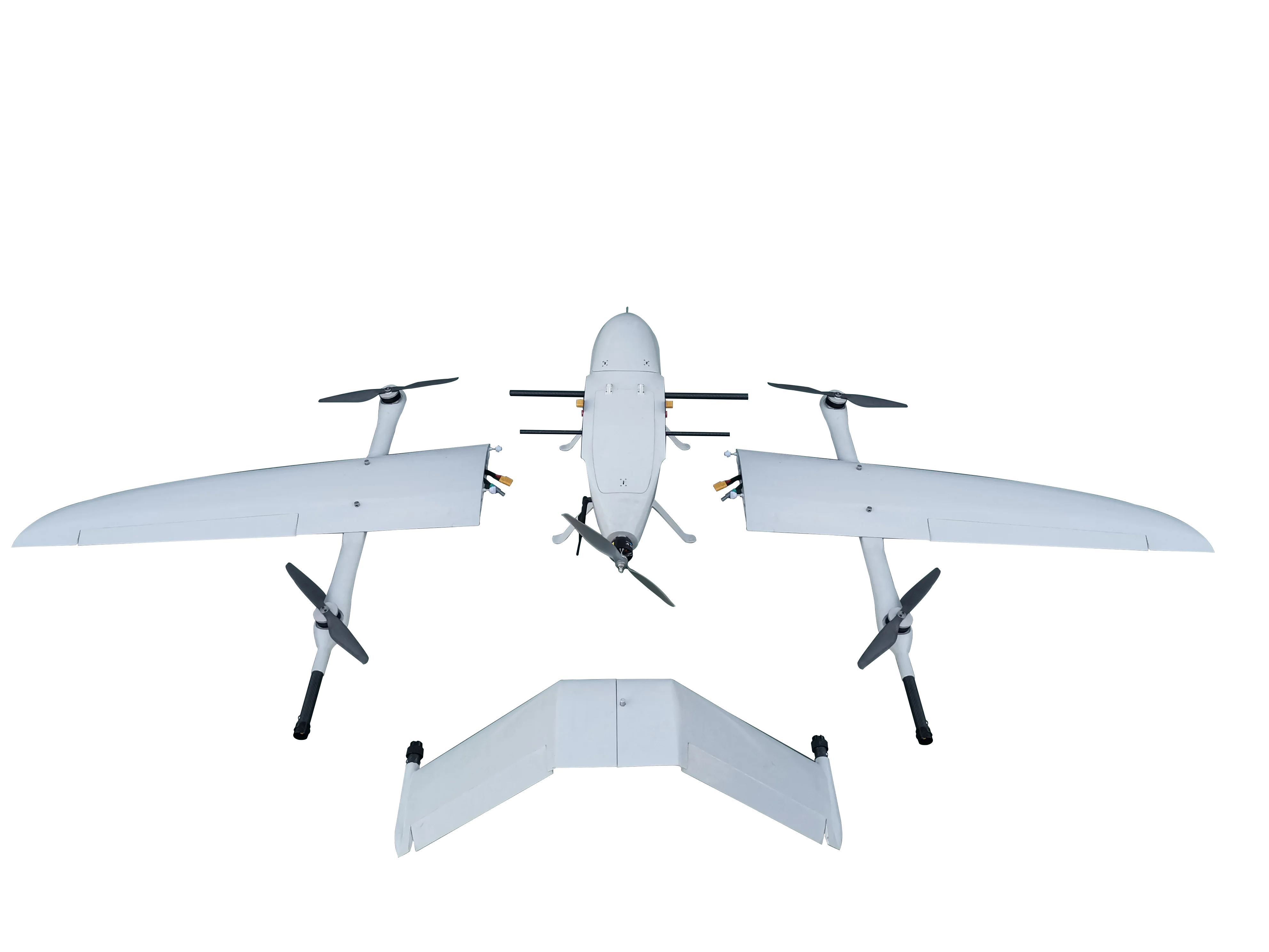 Hot Selling Large Multicopter Carbon Fiber Vtol Fixed Wing Drone Uav Frame For Surveillance With Remote Control China Wholesale