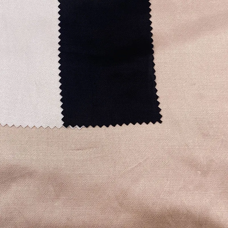 Fashion shirt blouse scarf soft silk sand washed satin blended rayon viscose fabric for women dresses