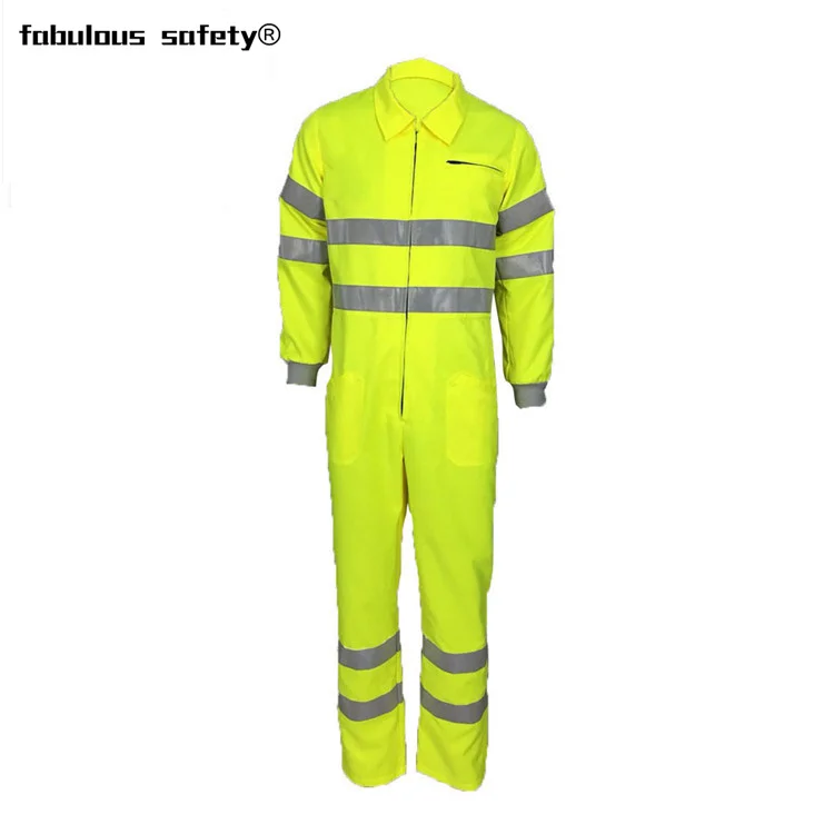 EN20471 T/C комбинезон с высокой видимостью антистатические функции защитная одежда для промышленности