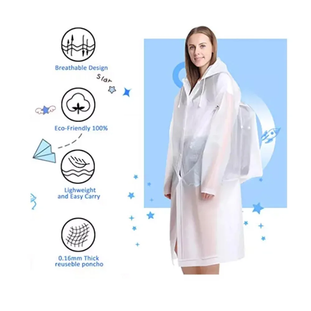 Wholesale fashion rain coat waterproof disposable rain coat poncho