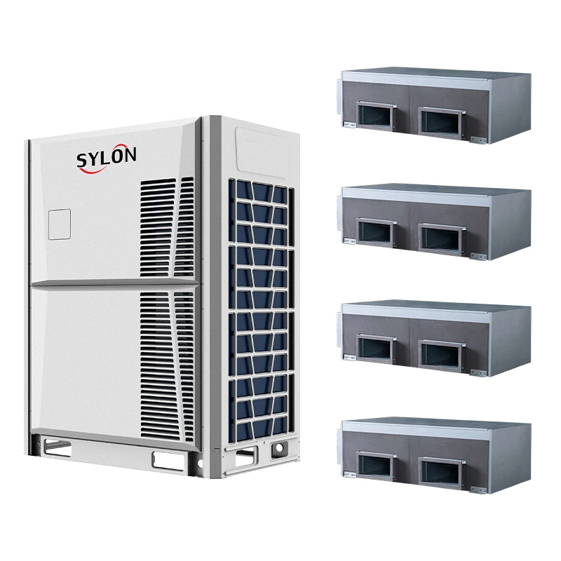 Sylon Central System Vrf R410a Gas 3N Air Duct Box Ceiling Hidden Mini Indoor Unit Air Conditioning