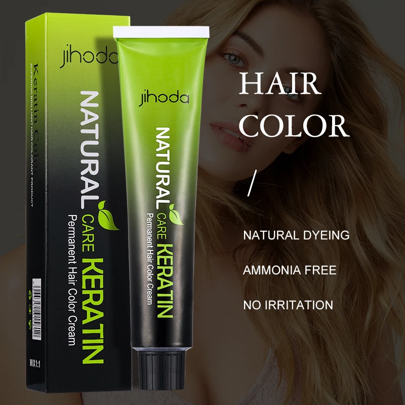 Professional Permanent hair color cream 152 popular color in stock with Color plate