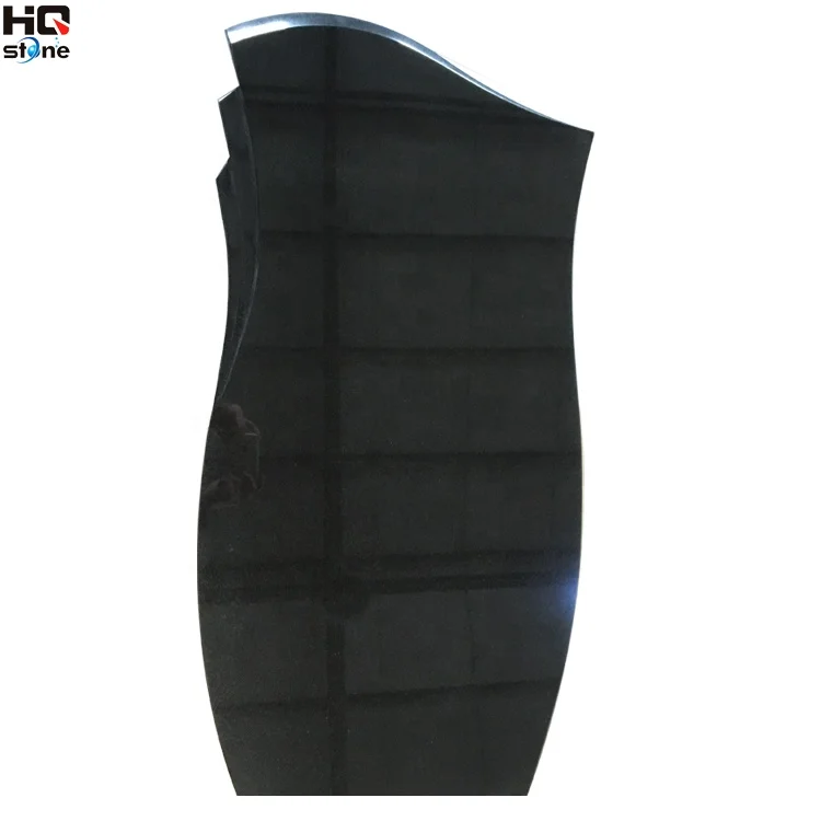HQ STONE granite shanxi black tombstone  custom marble monument designs custom tombstones and monuments