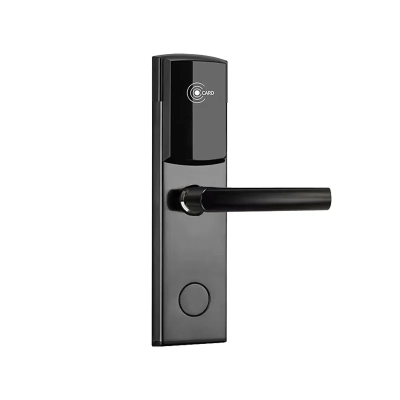 Factory Hot Sales Door Lock Handles Key Card Electronic Hotel Door Lock