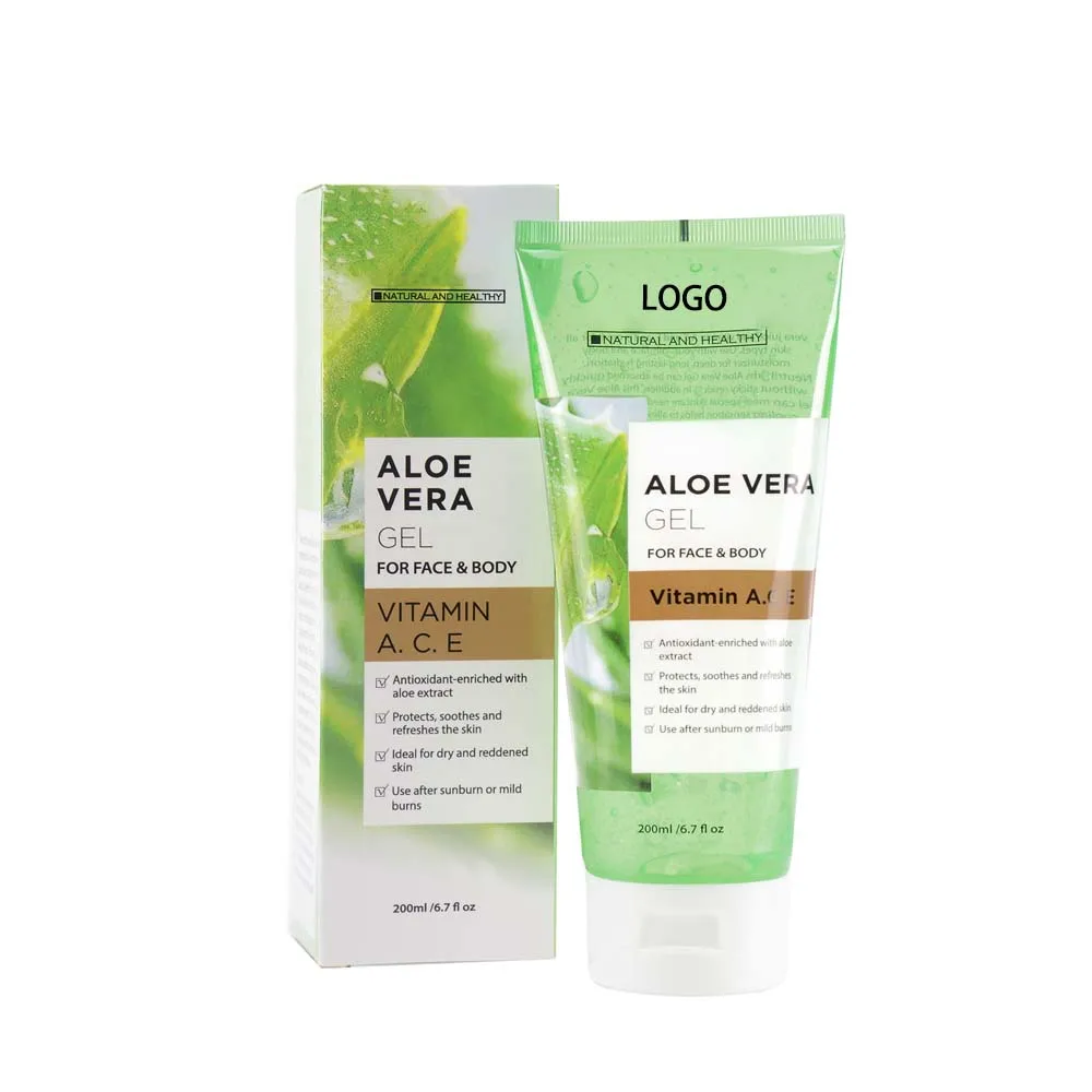 Private Label Repair Skin Moisture Soothing Whitening Cream Aloe Vera Gel