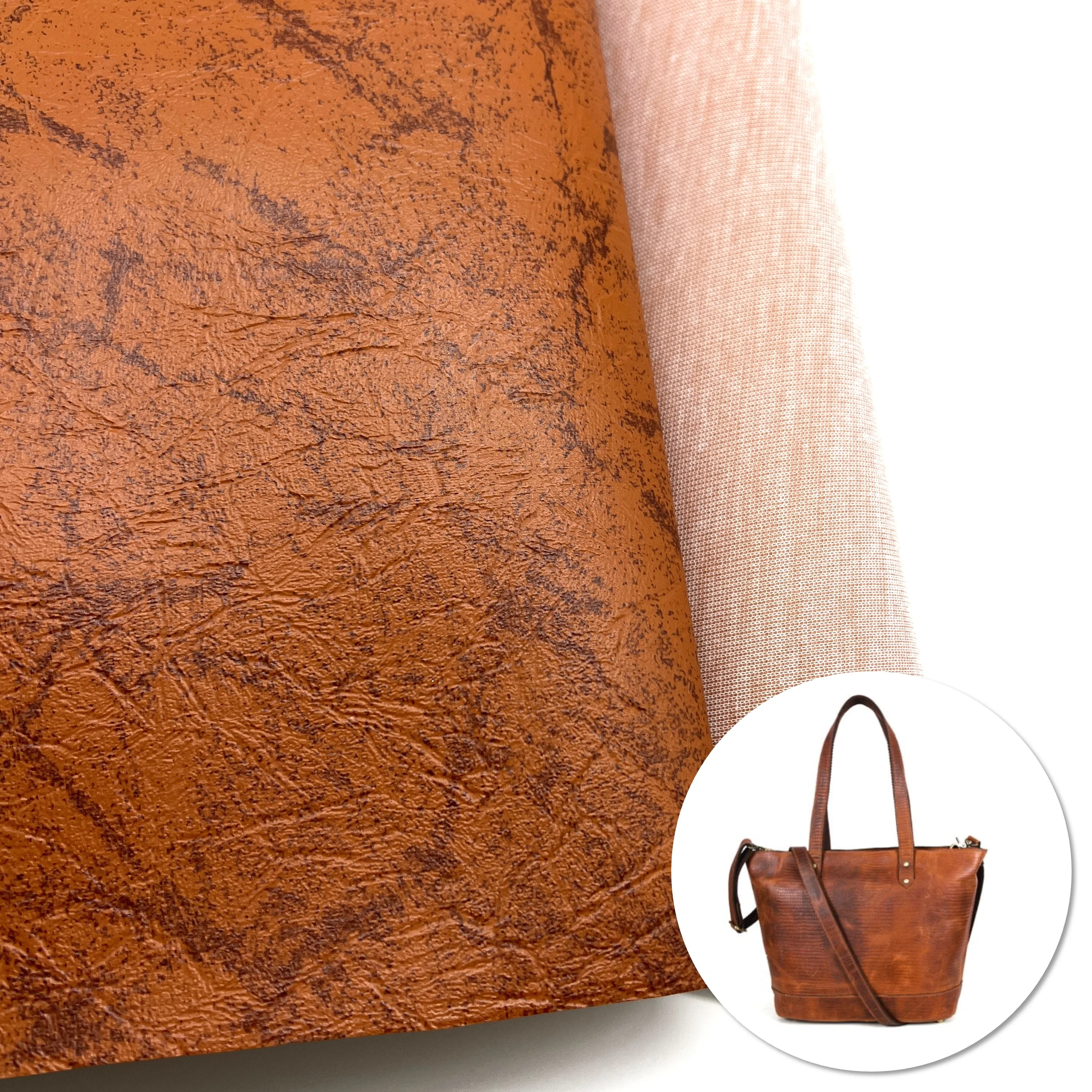 Top Picks 1.3mm Thick Premium Faux Leather Hand-Feeling Printed Design Fabric for Handbags Sofas Furniture & Chairs