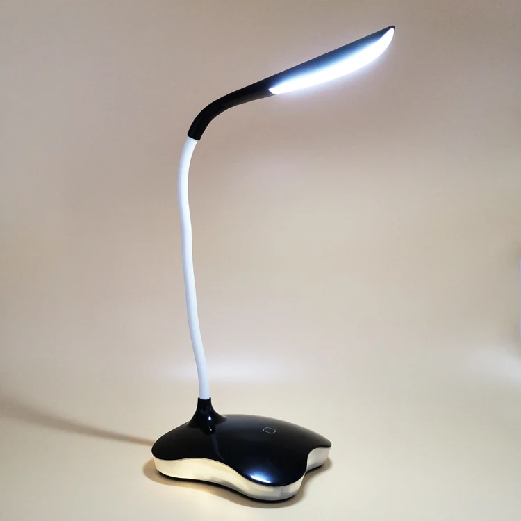 2 in 1 plastic 14 LED USB Flexible led book lamp reading light table lamp