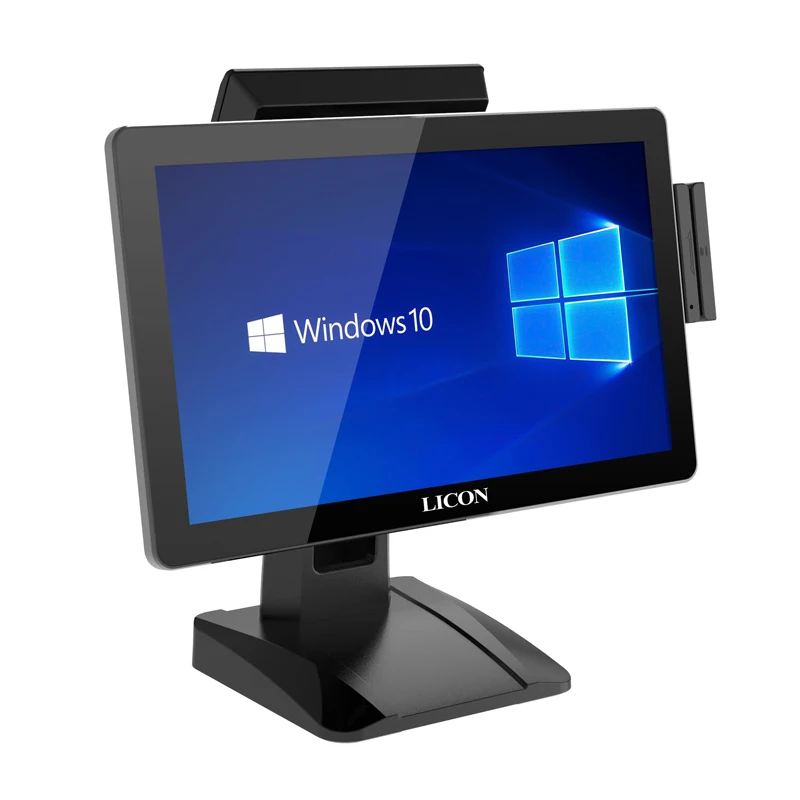 LICON 15.6 inch POS System touch pos terminal with barcode reader NFC  RFID for  Retails