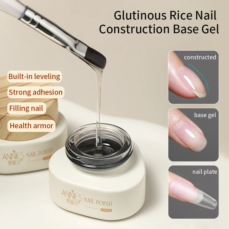 Shaping Lasting Levelling Tips Glue Reinforce Gel for Nails Gel Nail Art Base Coat Liquid Gel Construction Nails